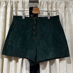 Zara Trafaluc Suede Shorts M